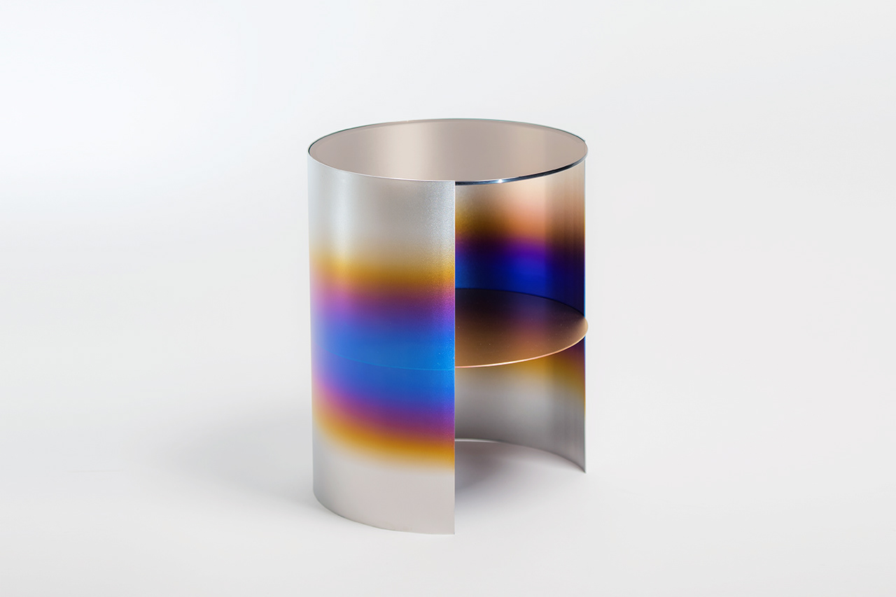 Side table，Gradient，Metal，personality，delicate，