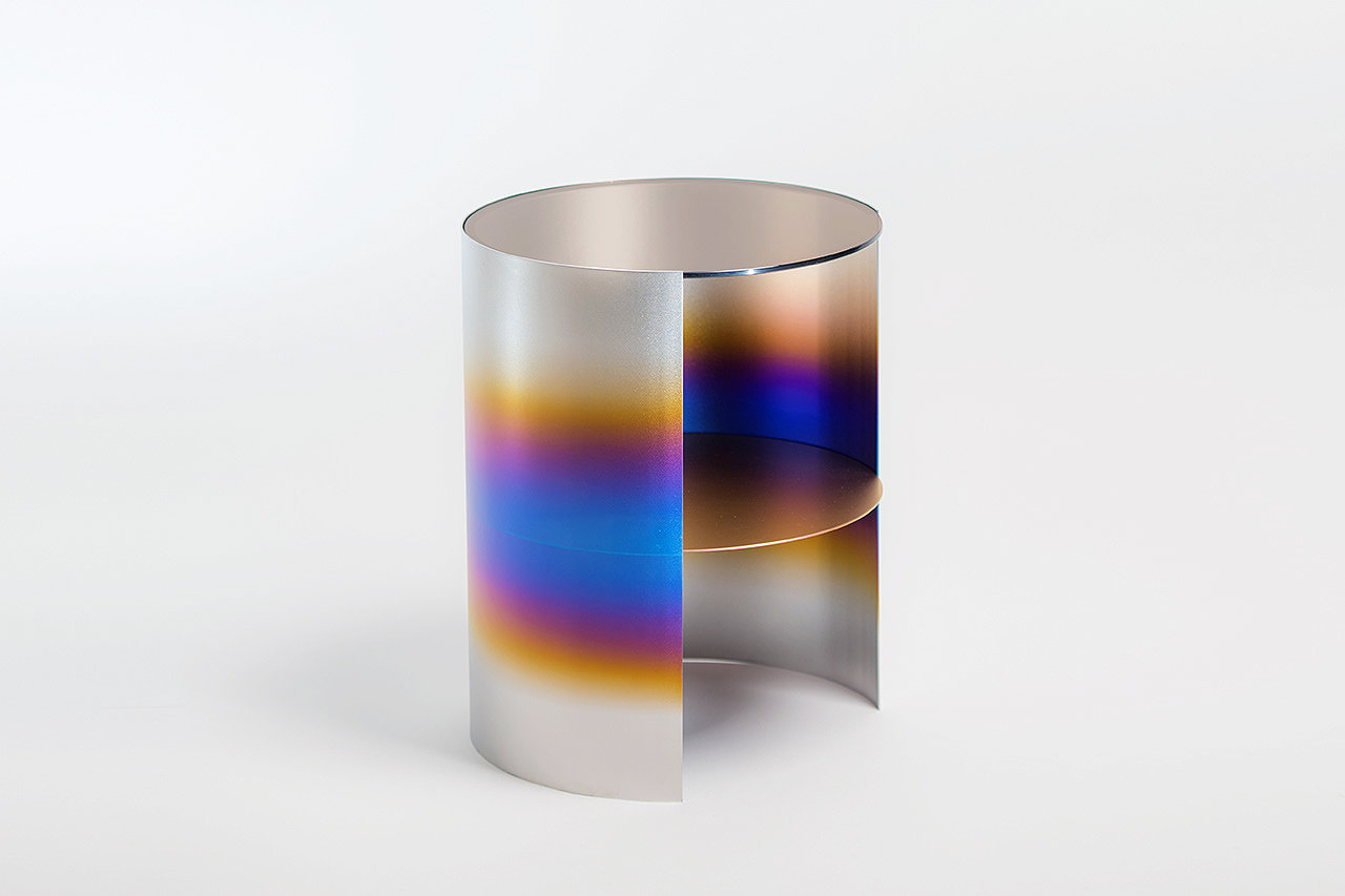 Side table，Gradient，Metal，personality，delicate，