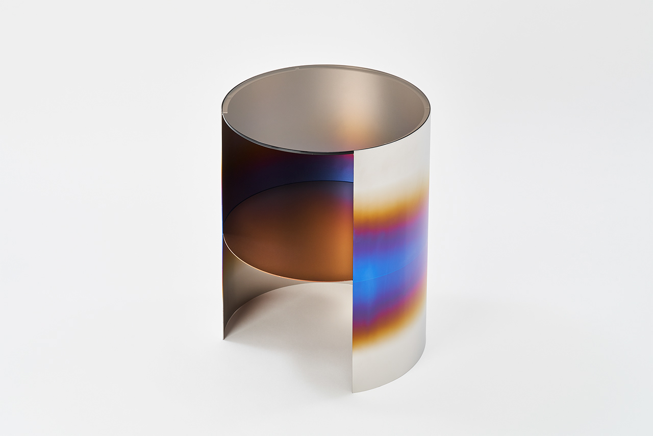 Side table，Gradient，Metal，personality，delicate，