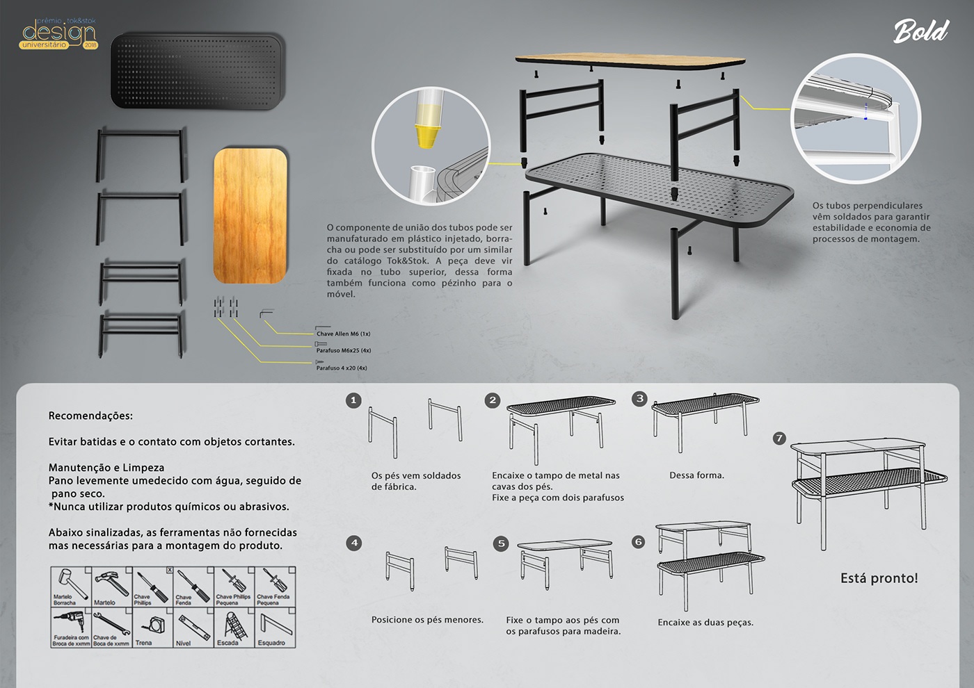 first . tok&stok，Ease of use，home office，Tokstock University Design Award，