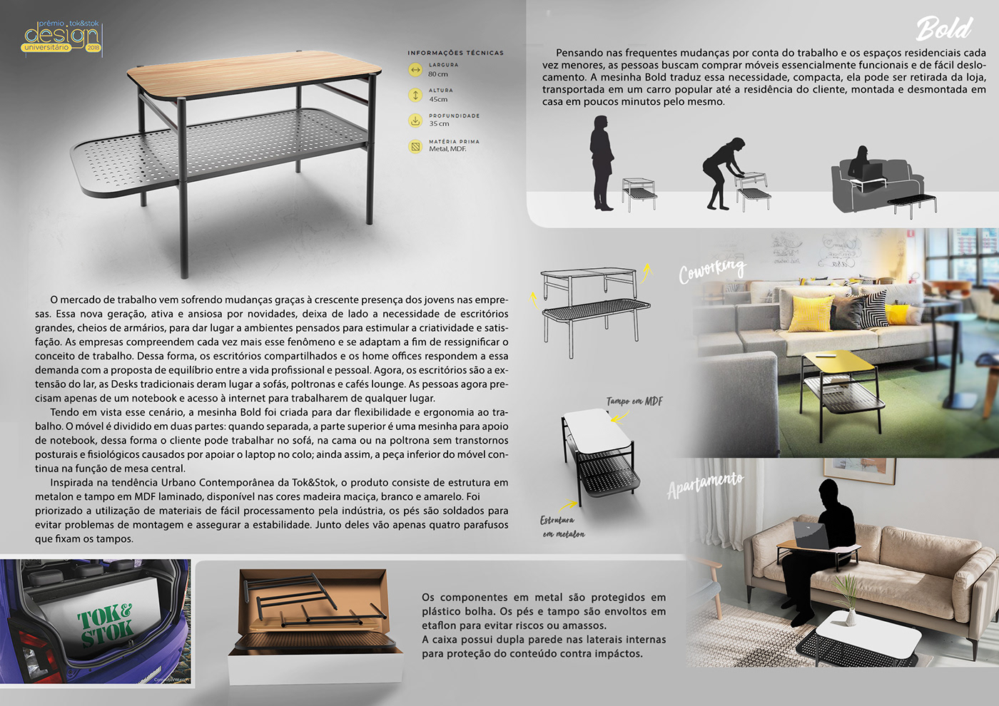 first . tok&stok，Ease of use，home office，Tokstock University Design Award，