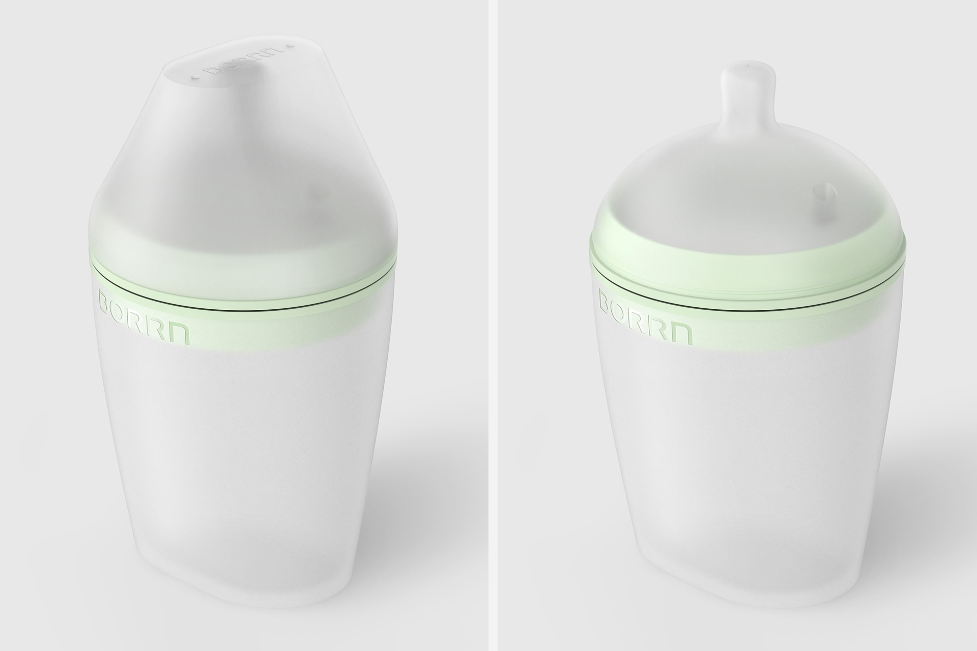 feeding bottle，silica gel，Mother and baby，industrial design，