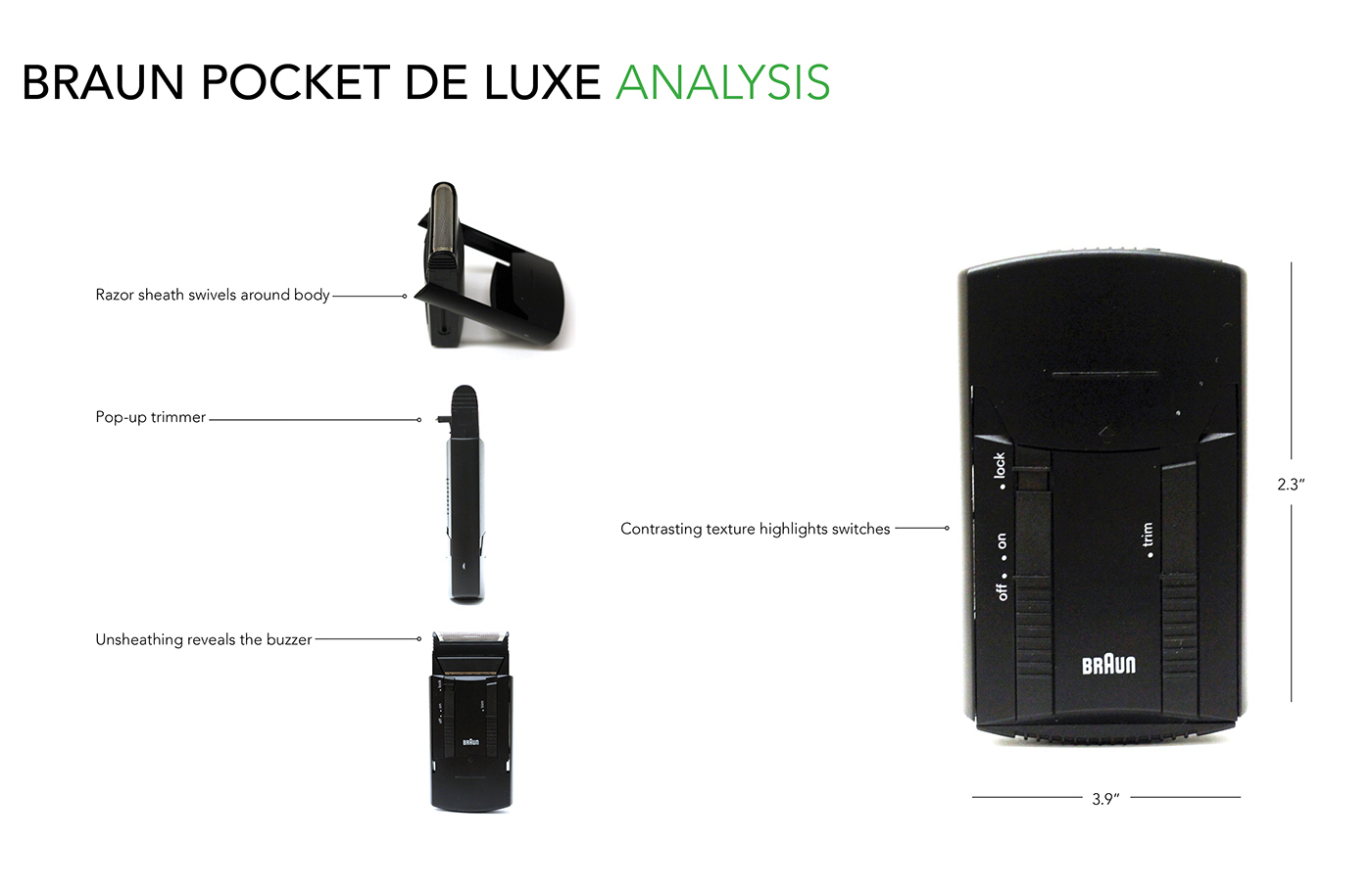 product design，industrial design，razor，comfortable，convenient，