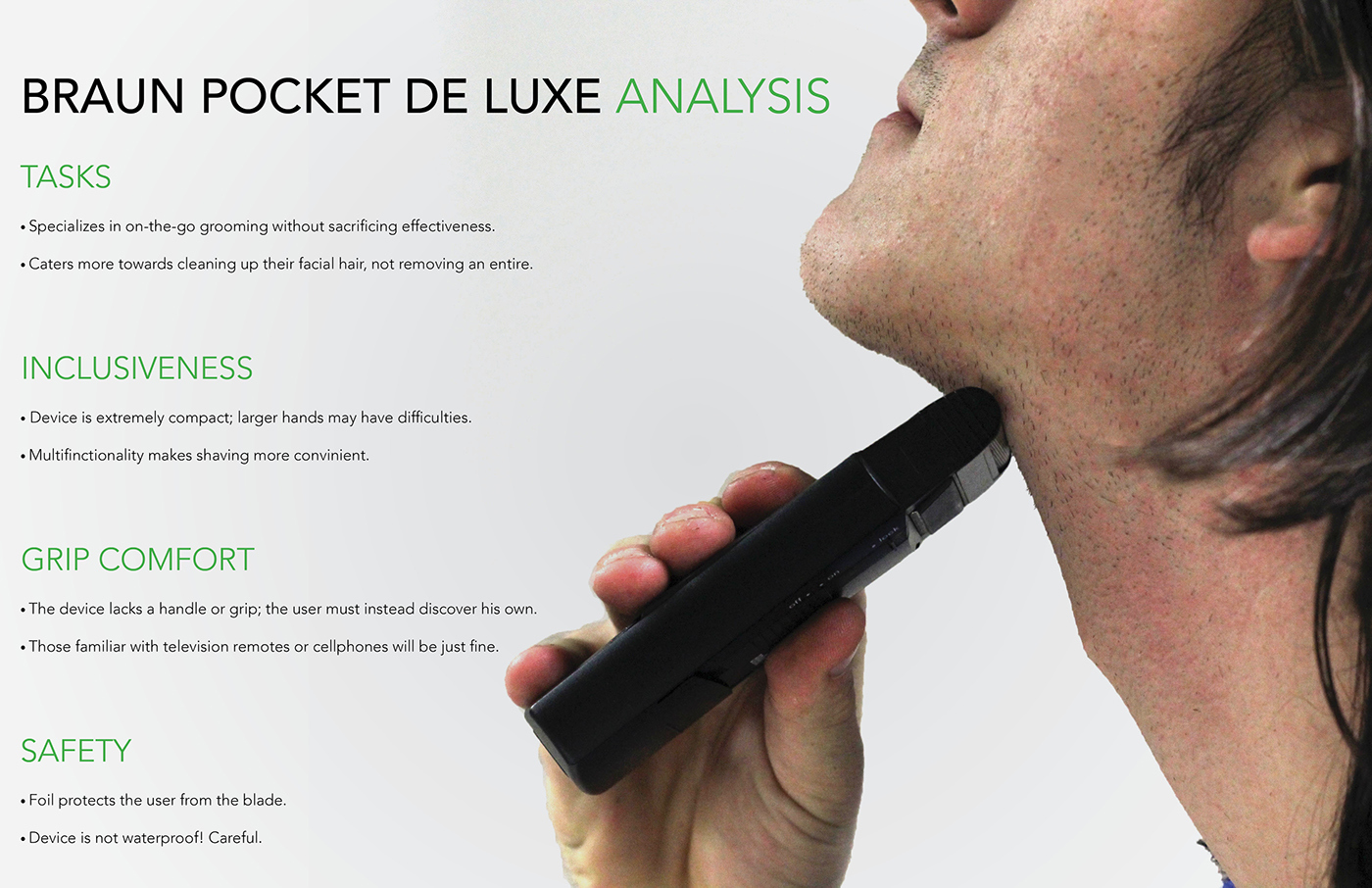 product design，industrial design，razor，comfortable，convenient，