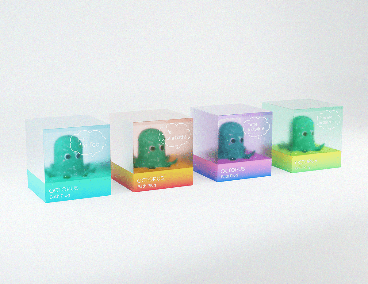 Teo Octopus，octopus，Bath plug，water temperature，