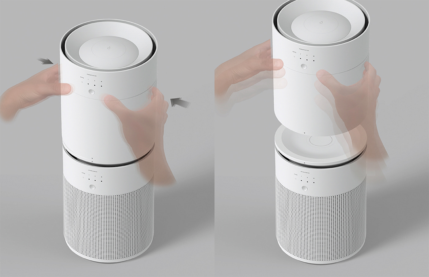 Household appliances，Household Electric Appliances，air cleaner，Humidifier，Separation purifier，concise，process planning，