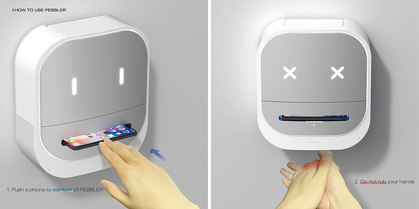 hand dryer，mobile phone，disinfect，