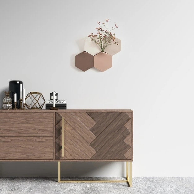 vase，Wall hanging，decorate，