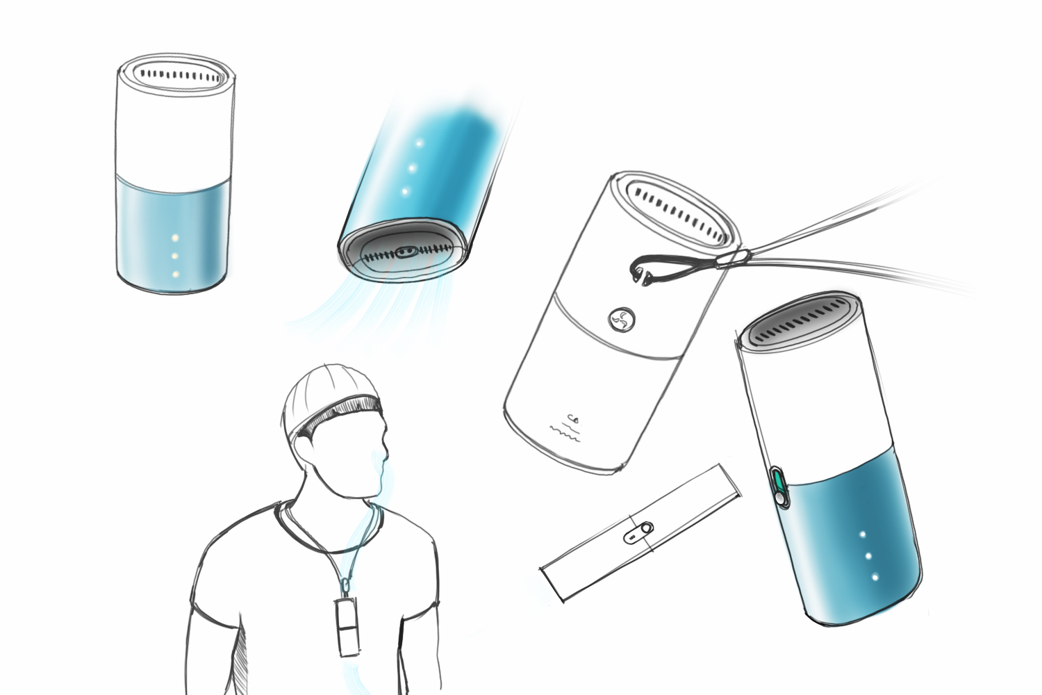 air cleaner，Portable，outdoor，