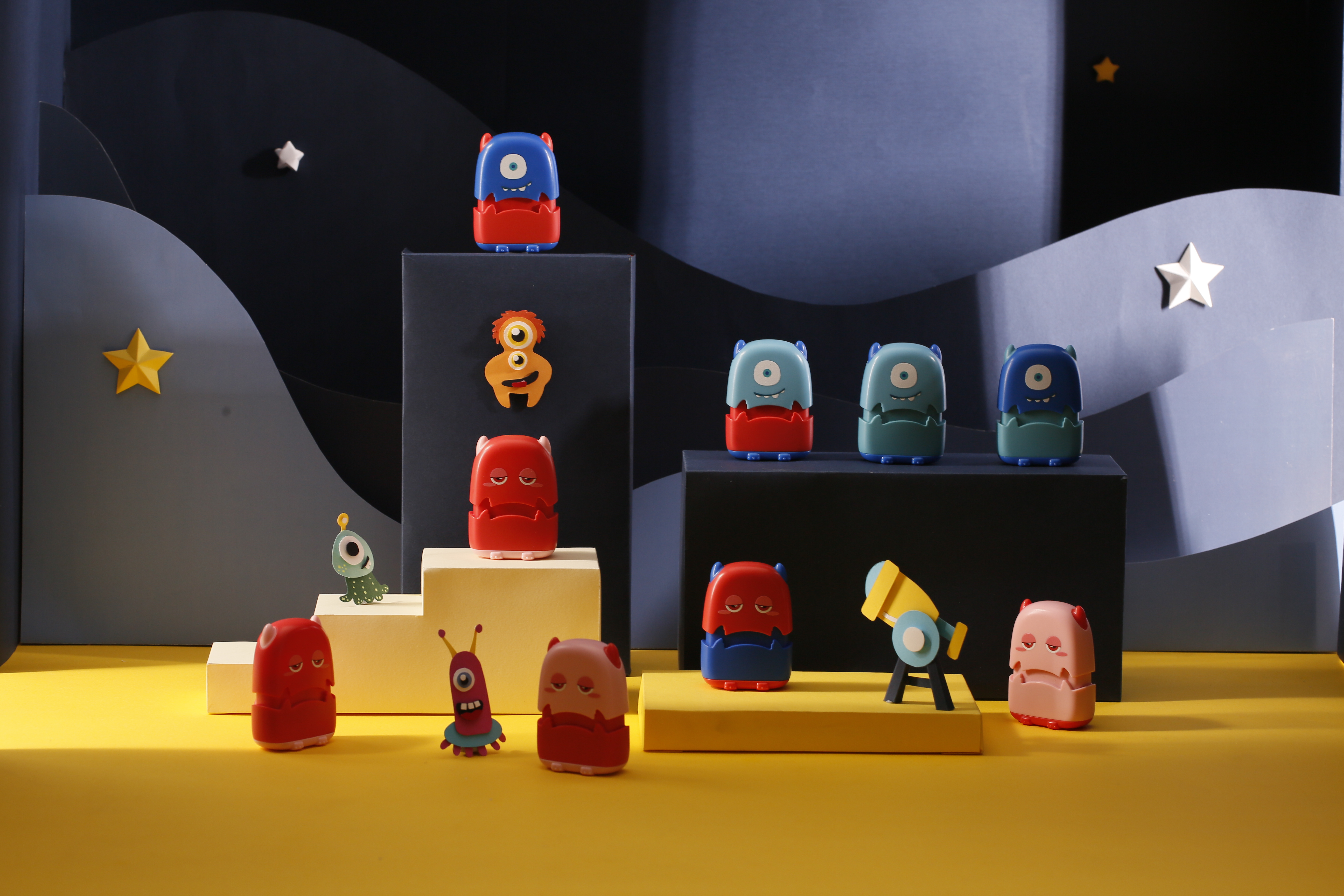 children，seal，Trojan horse design，Little monster，