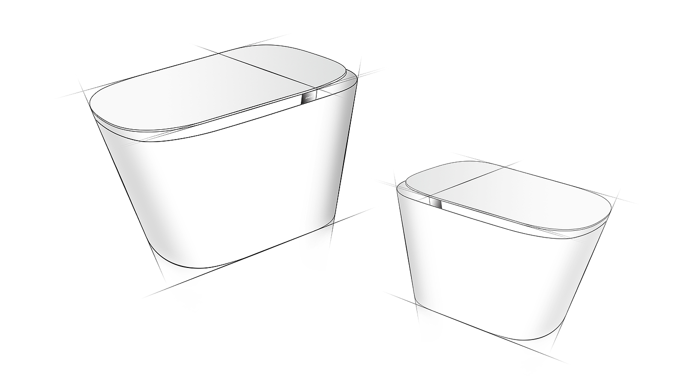 Jomoo ，Intelligent toilet，2020 red dot award，2020 if Award，Ultra thin intelligent toilet，