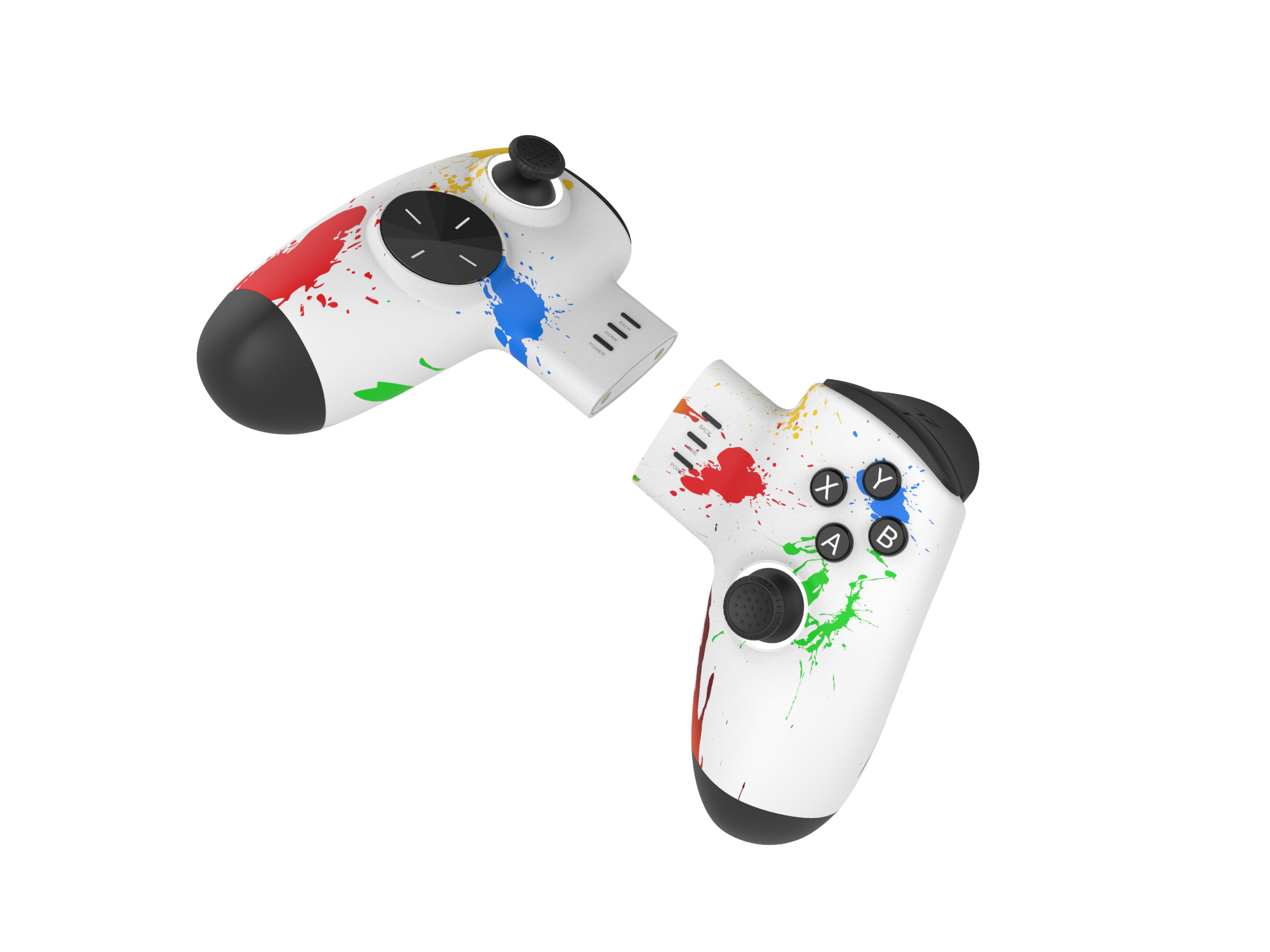 Game handle，True wireless handle，Magnetic attraction，