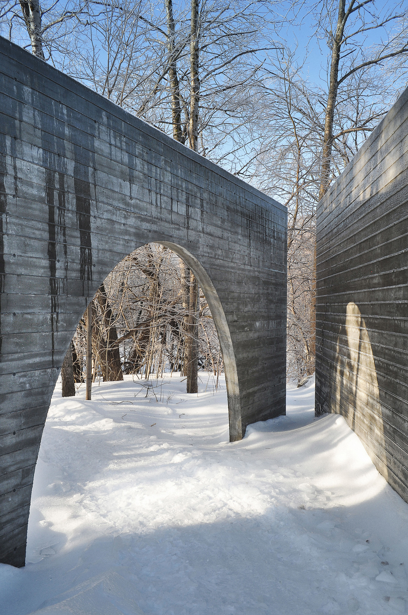 建筑室内，混凝土，Quebec，公园，设计，洪门，