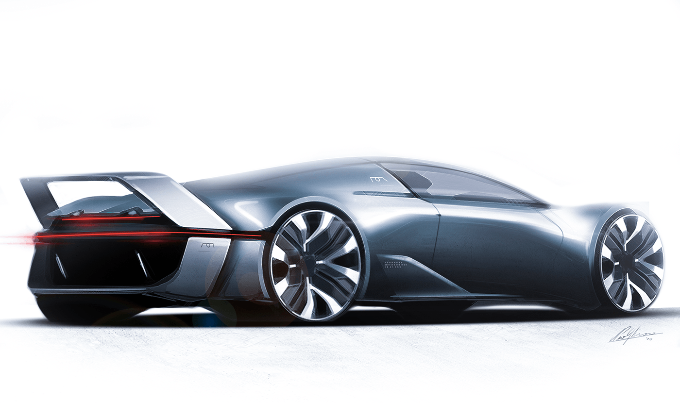 vehicle，conceptual design，automobile，Sports car，sketch，