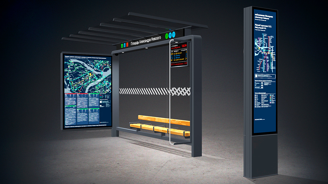 transit，St.Petersburg，Shelter，urban design ，
