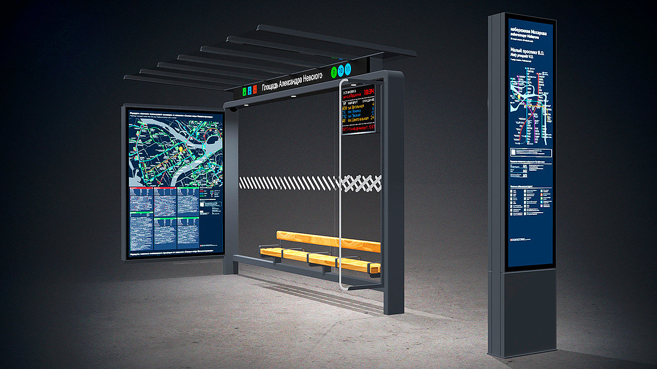 transit，St.Petersburg，Shelter，urban design ，