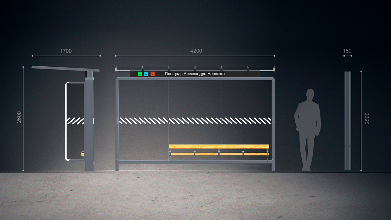transit，St.Petersburg，Shelter，urban design ，