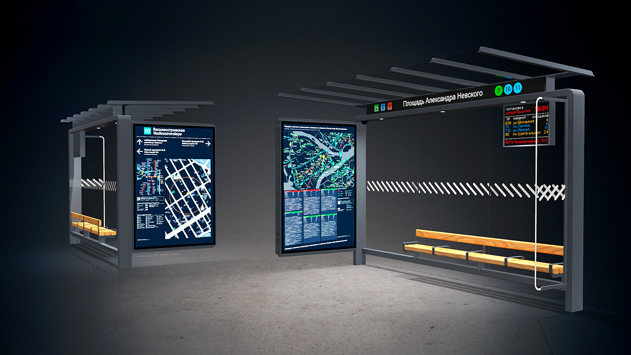 transit，St.Petersburg，Shelter，urban design ，