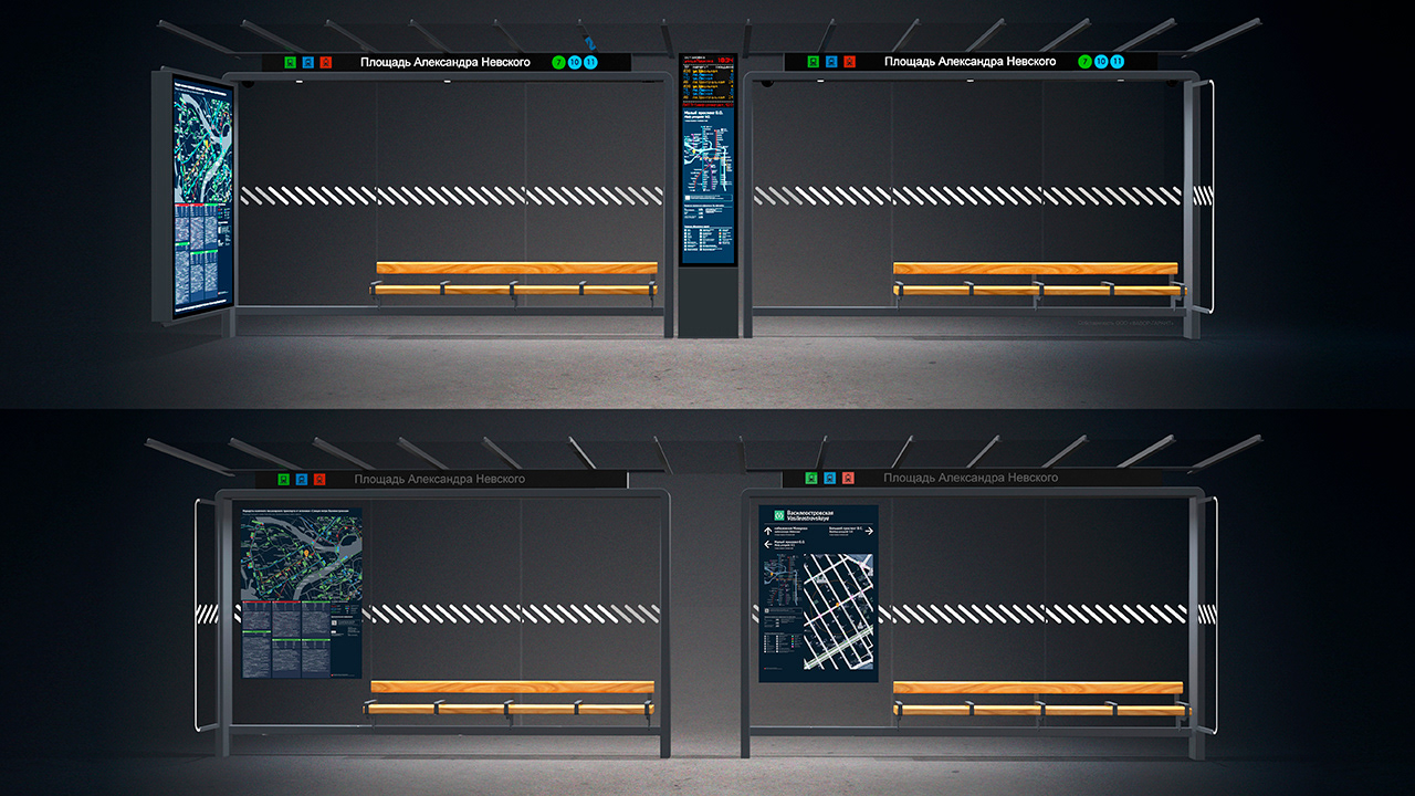 transit，St.Petersburg，Shelter，urban design ，