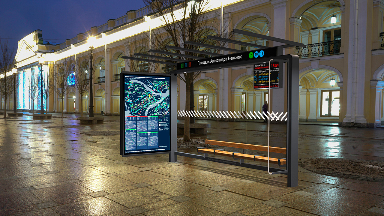 transit，St.Petersburg，Shelter，urban design ，