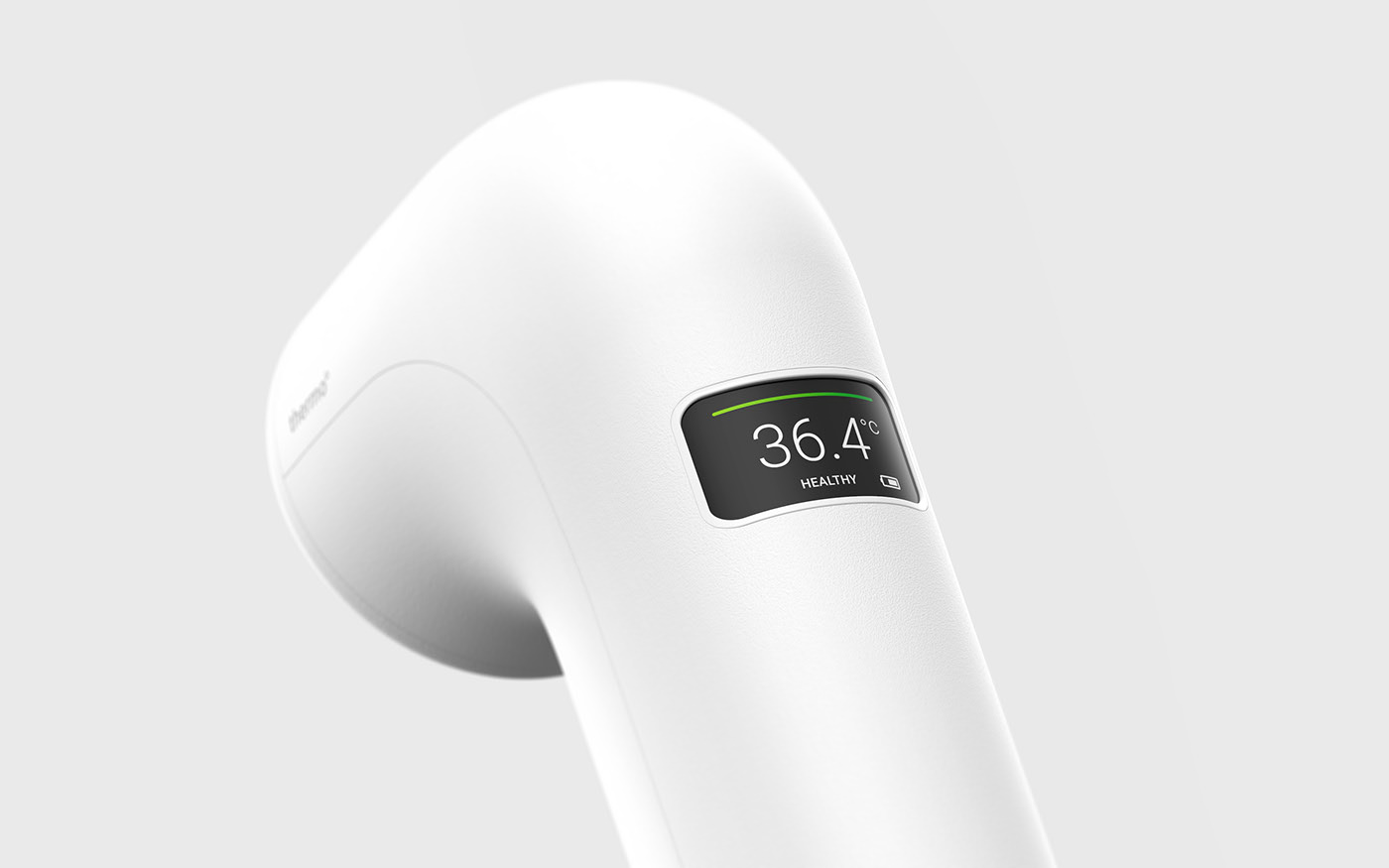 The thermometer，Electronic thermometer，novel coronavirus，industrial design，product design，