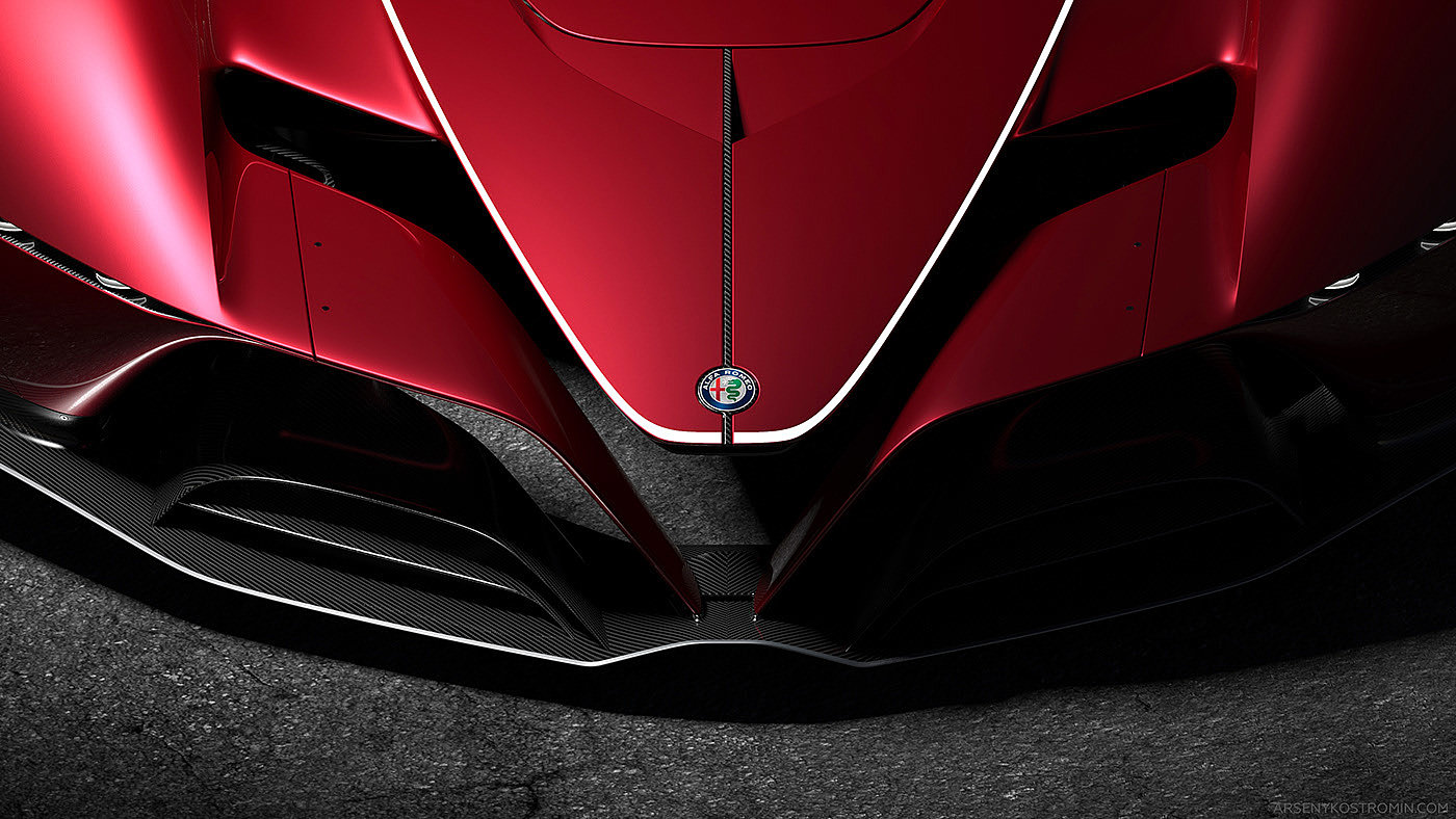 Alfa Romeo，supercar，