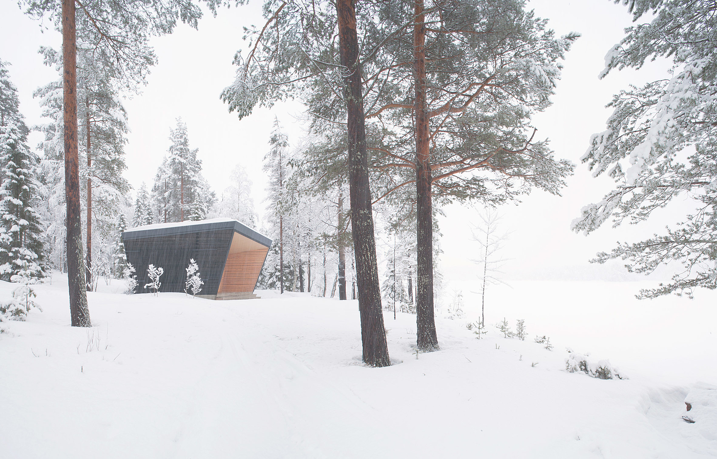 Architecture，sauna，arctic，