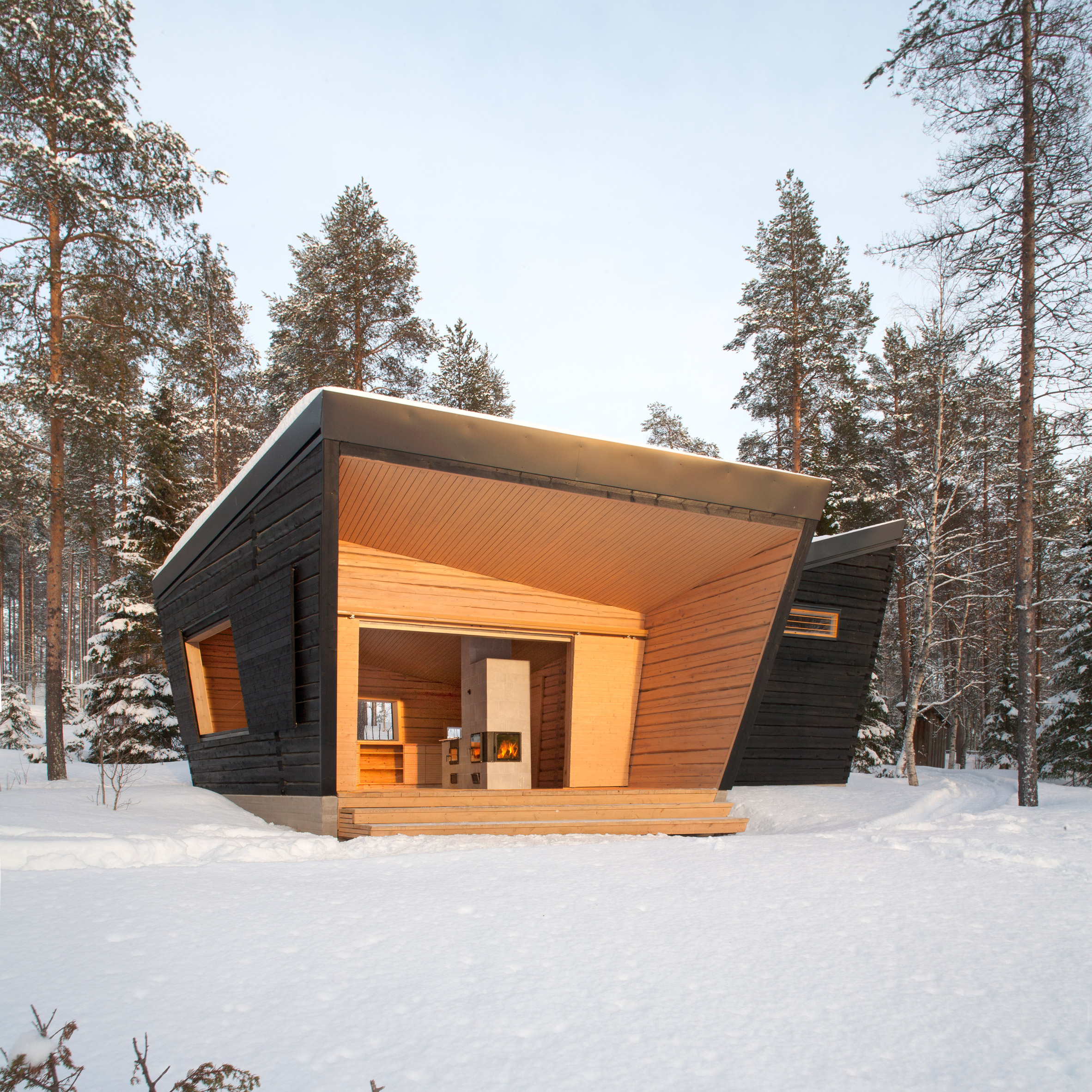 Architecture，sauna，arctic，