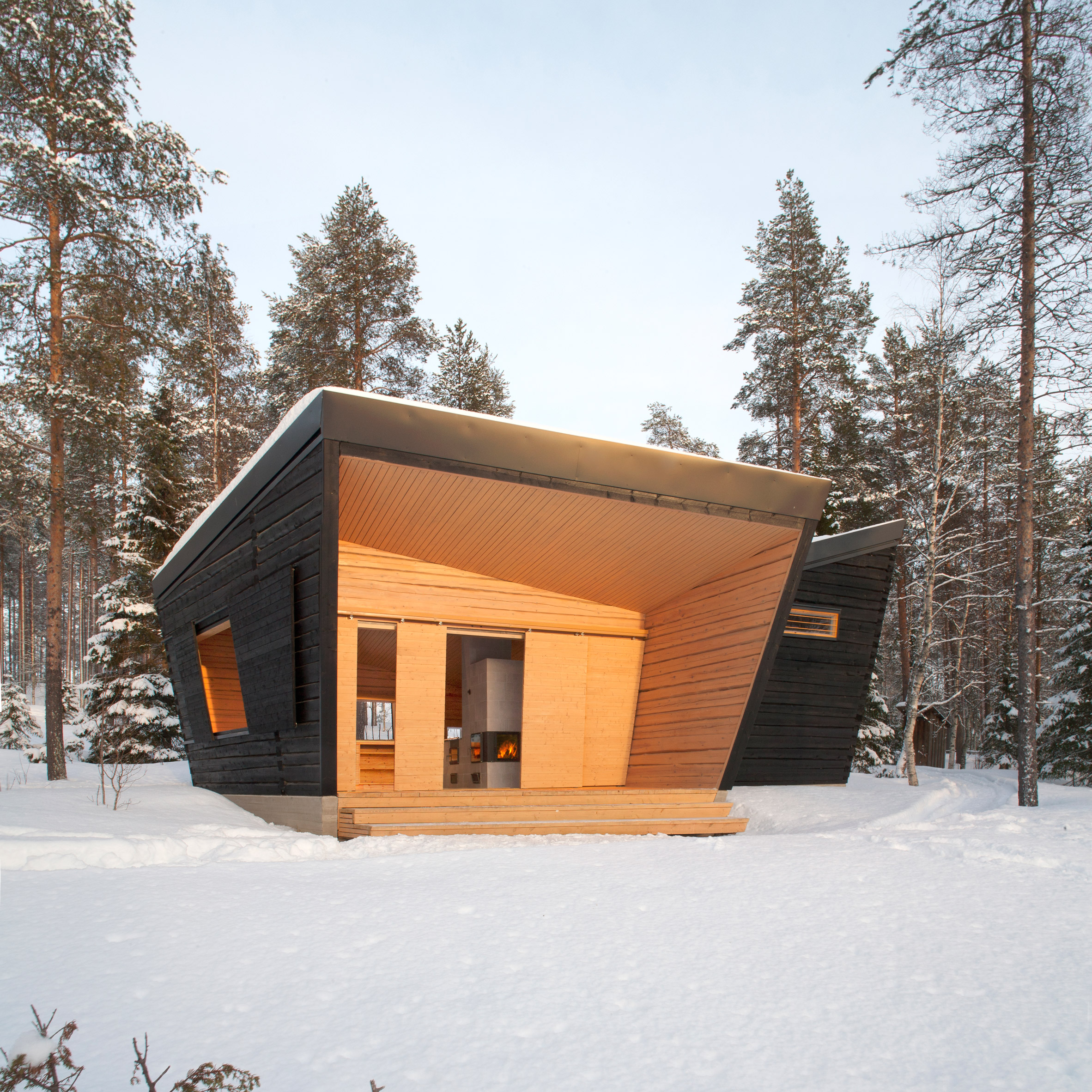 Architecture，sauna，arctic，