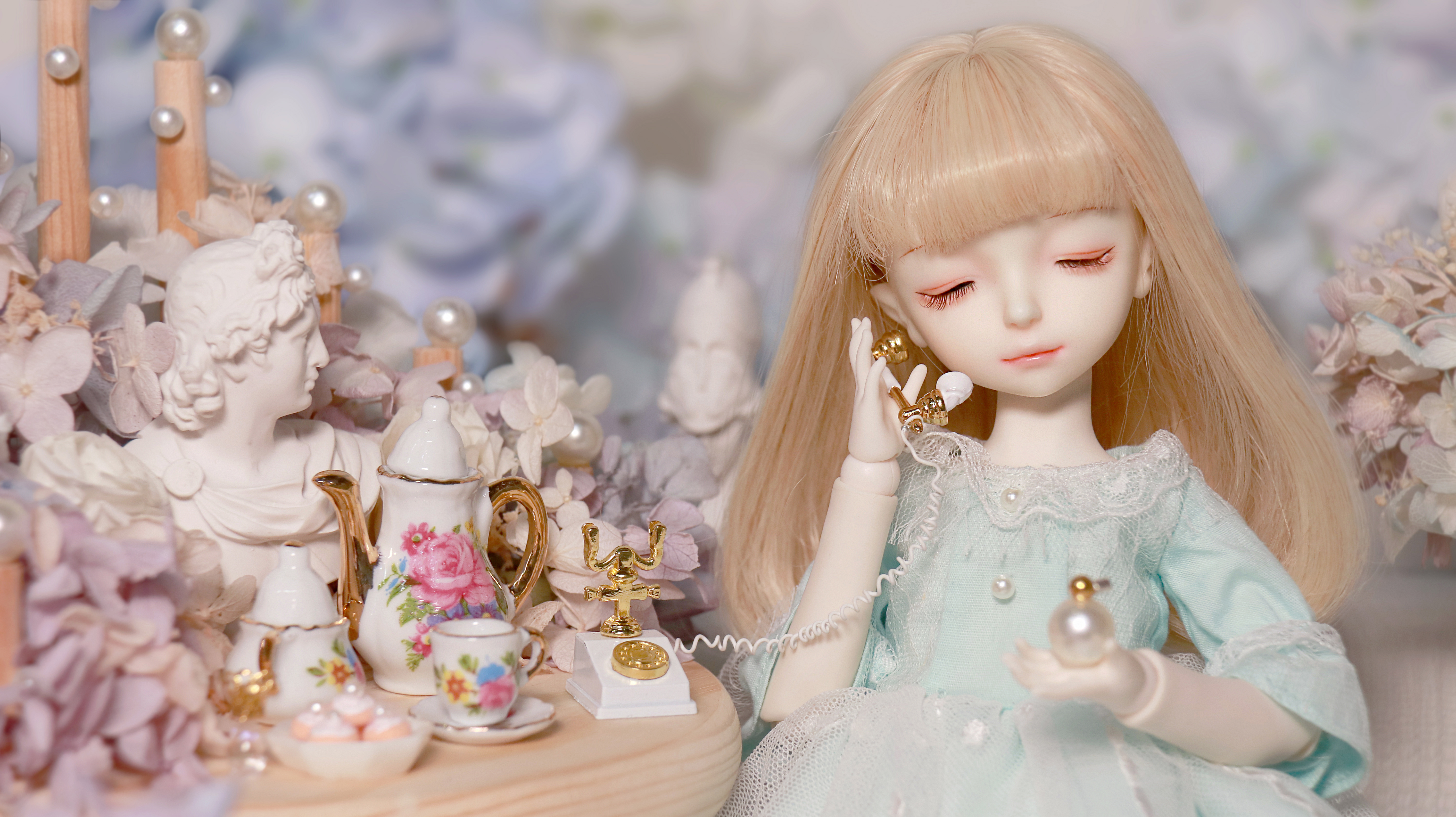 bjd，BJD doll，Flower Girl Doll，