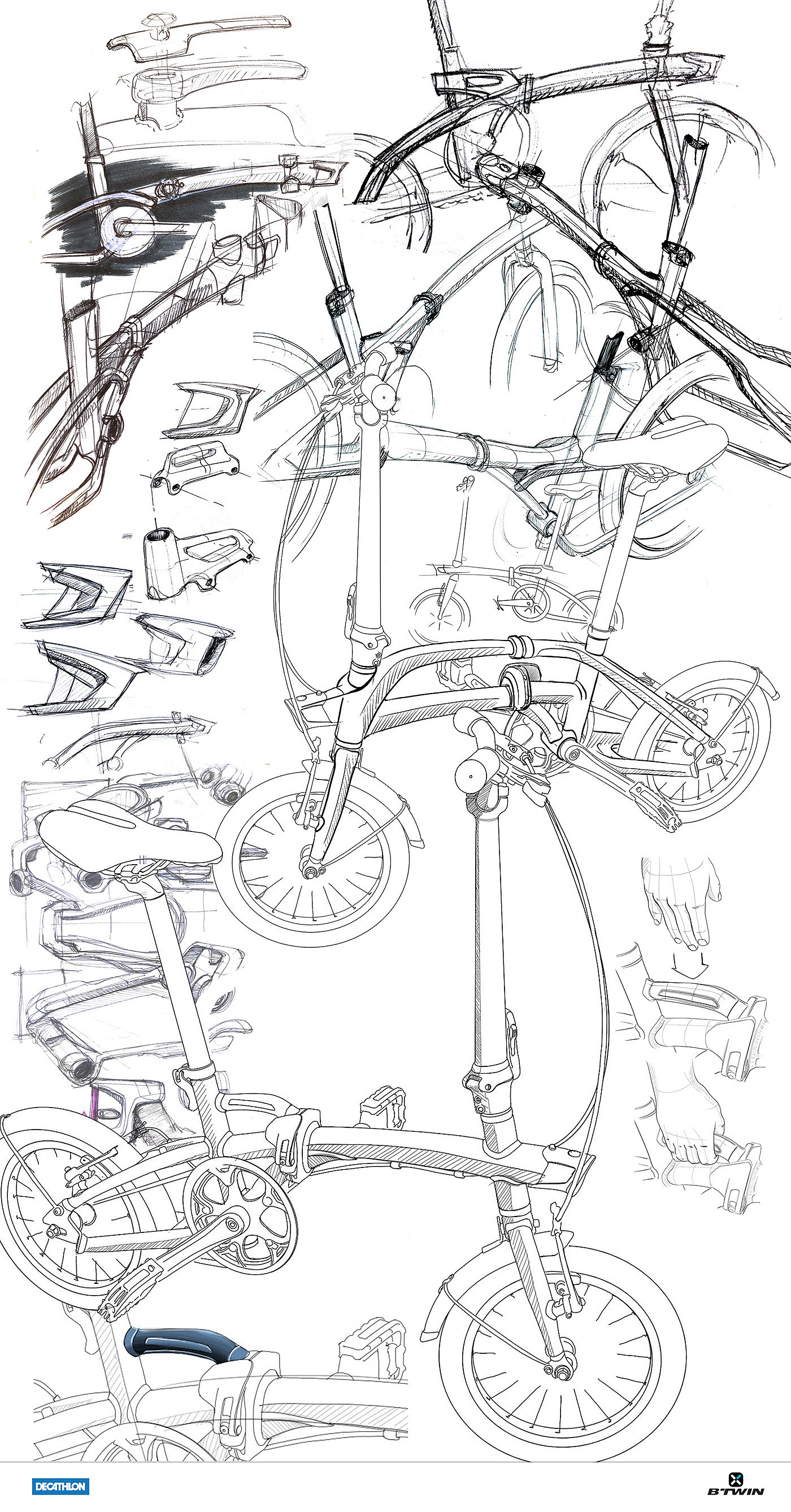 自行车，轻便，折叠式，手绘，铝合金，