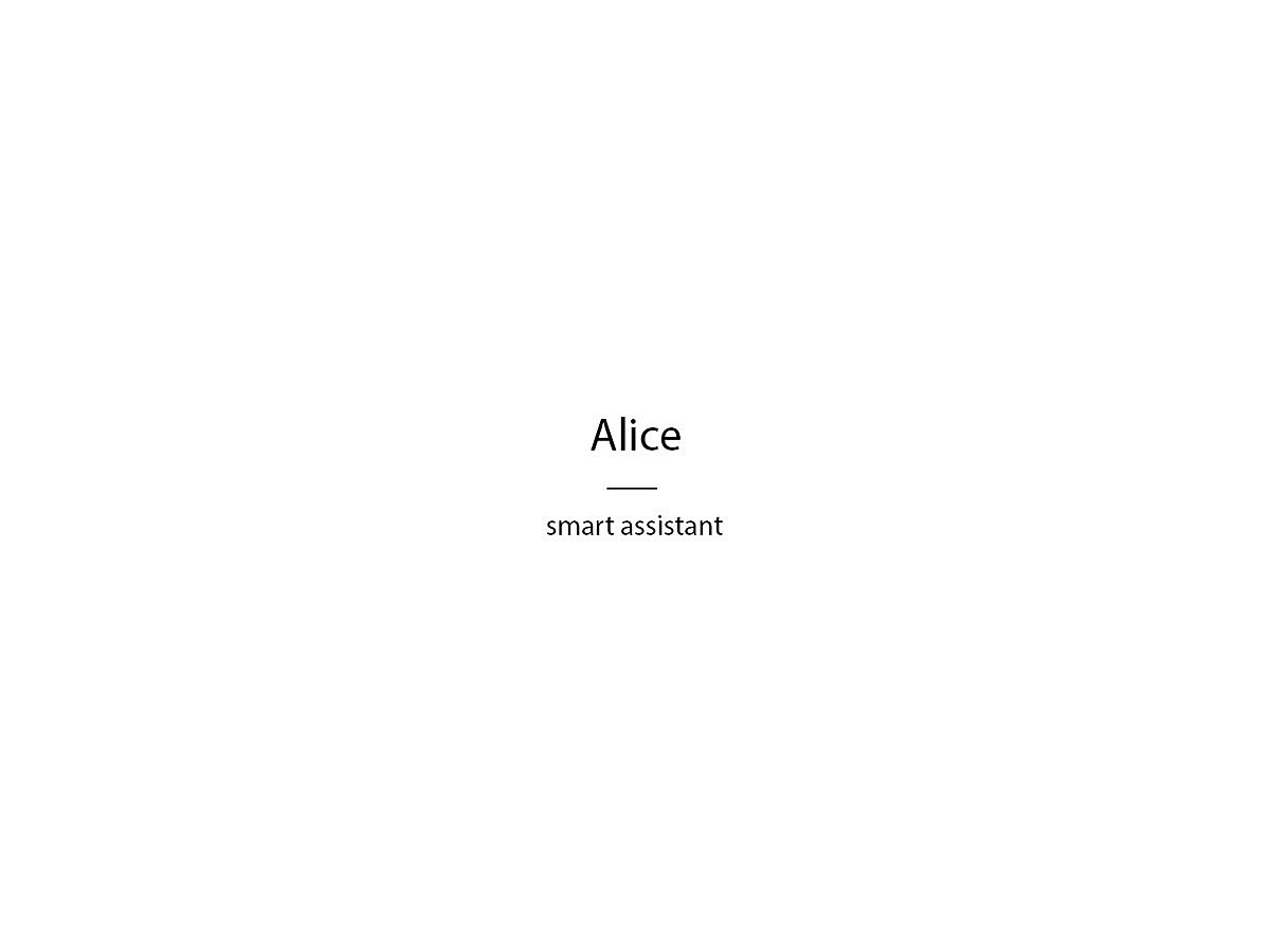 扬声器，Alice，概念，智能助手，