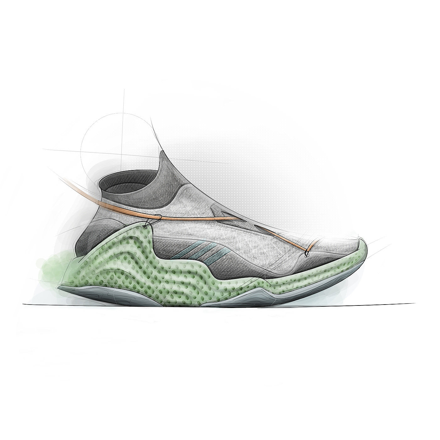 adidas，sneakers，Hand drawn，ps，