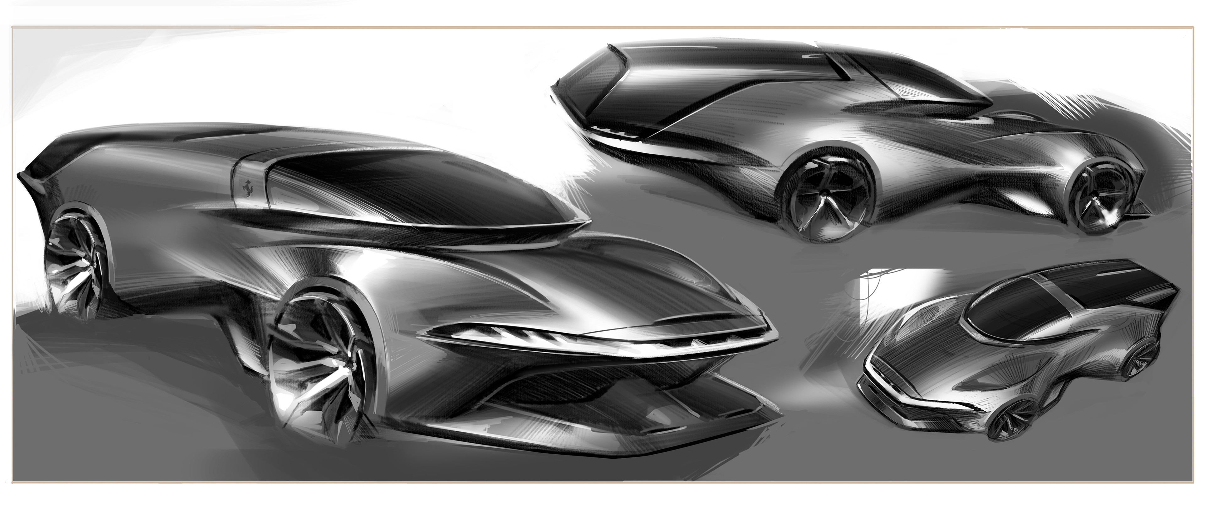 industrialization，automation，product design，Automobile design，Hand drawn，