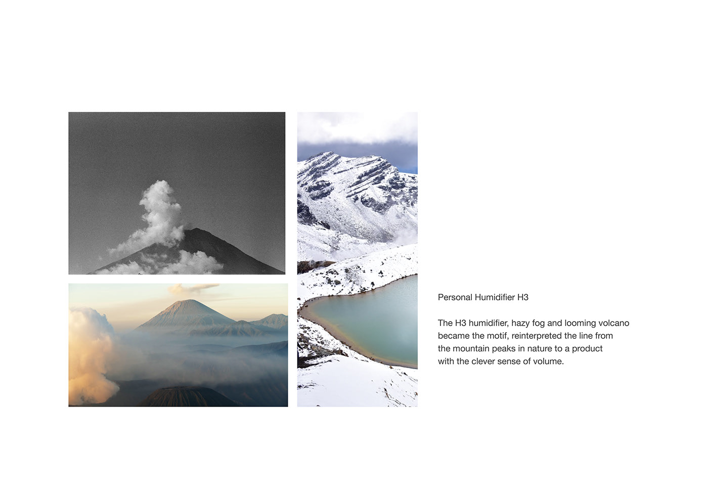 Humidifier，Snow Mountain，volcano，product design，H7/H3，