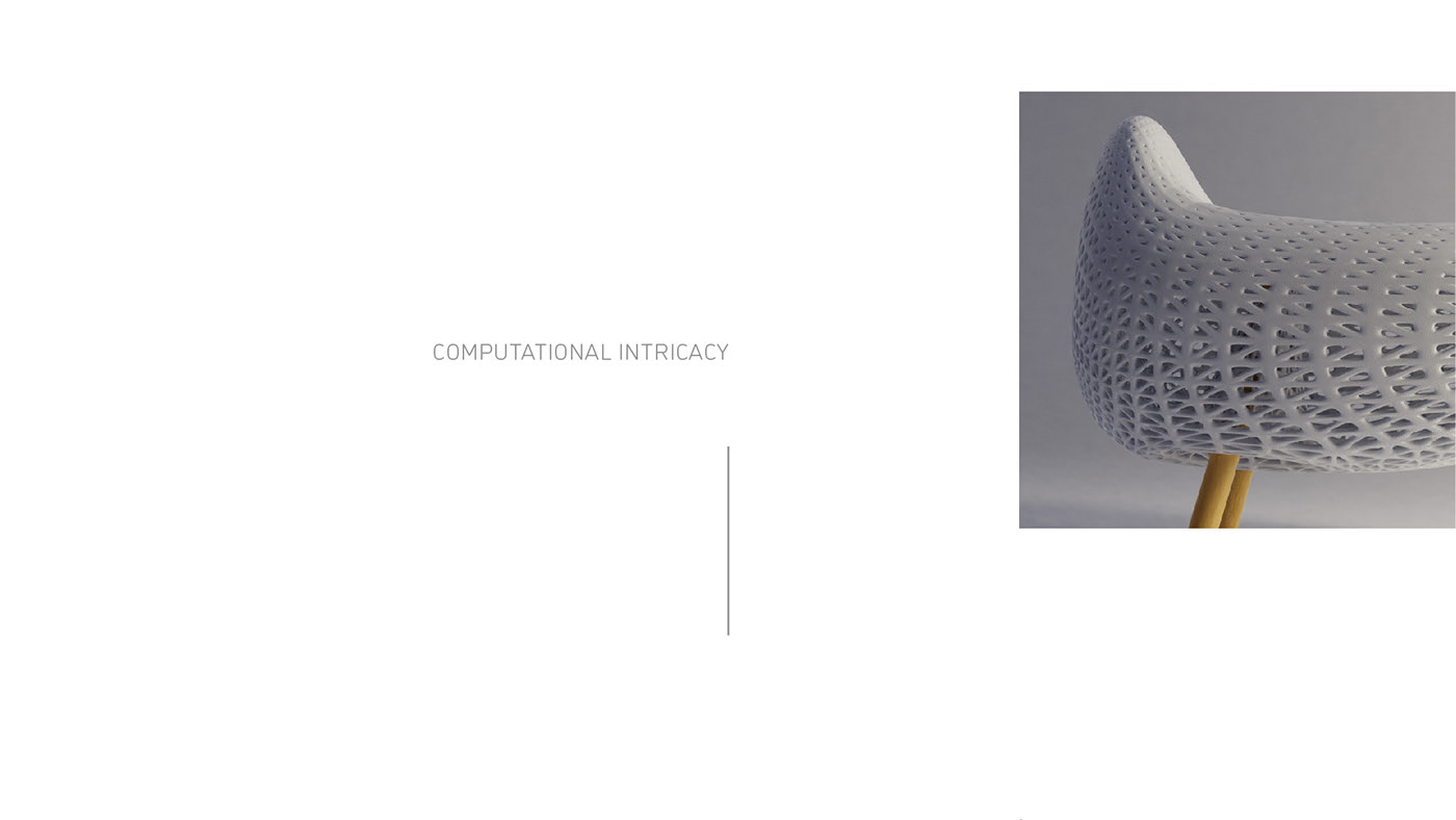 Plum，concept，chair，3D printing，Parametric design，
