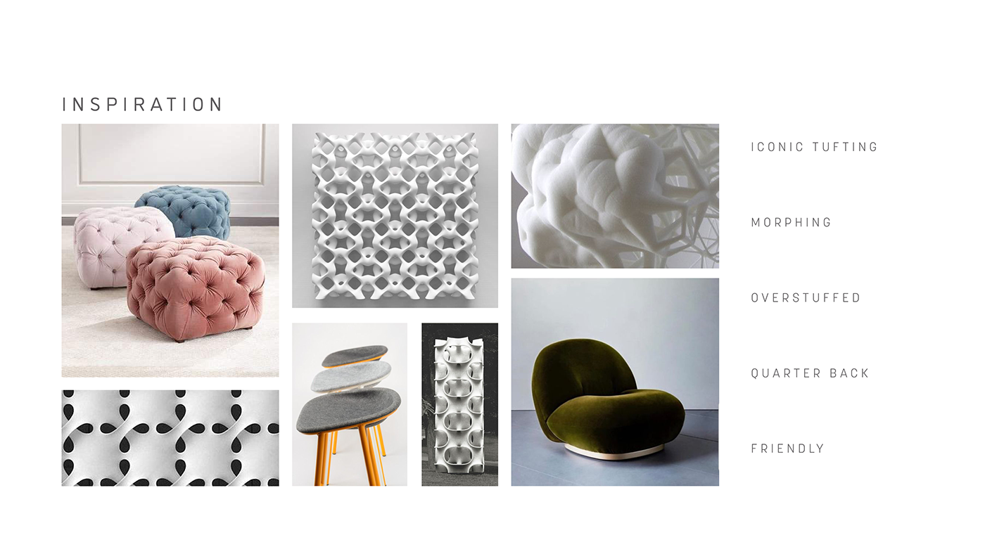 Plum，concept，chair，3D printing，Parametric design，