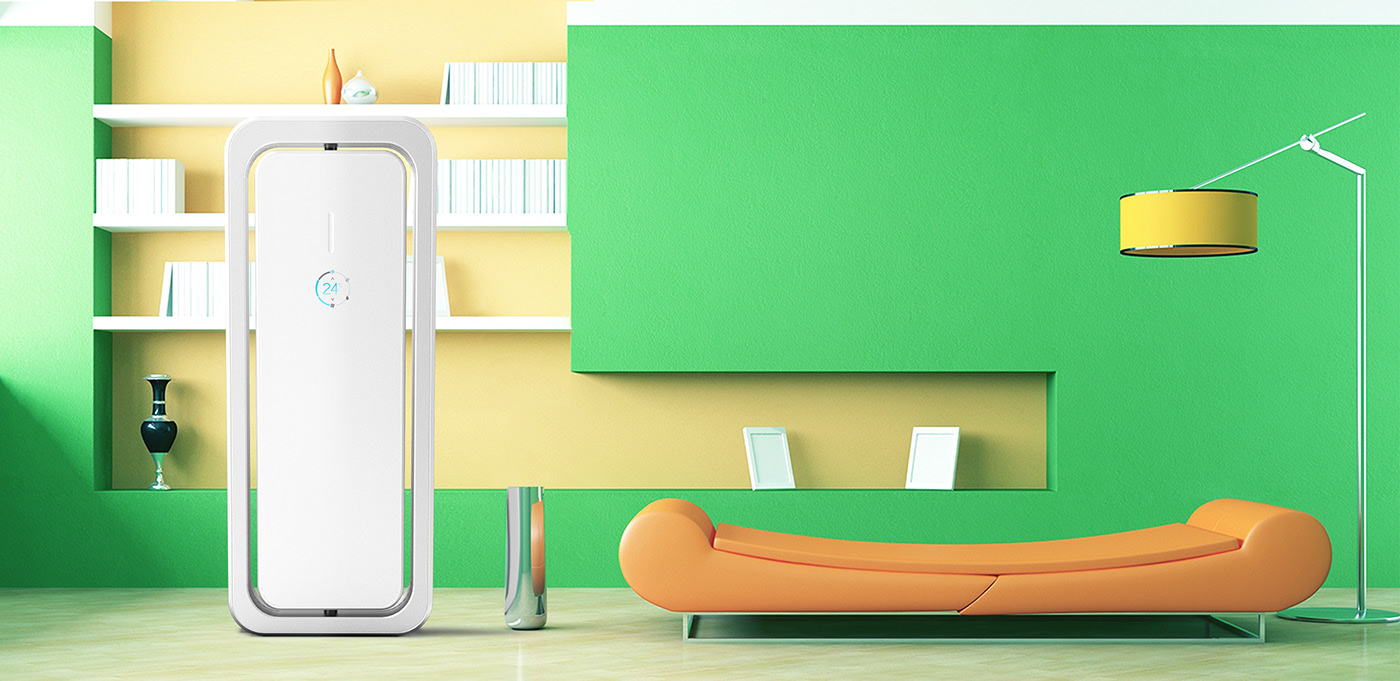 air conditioner，intelligence，small-scale，Hand drawn，