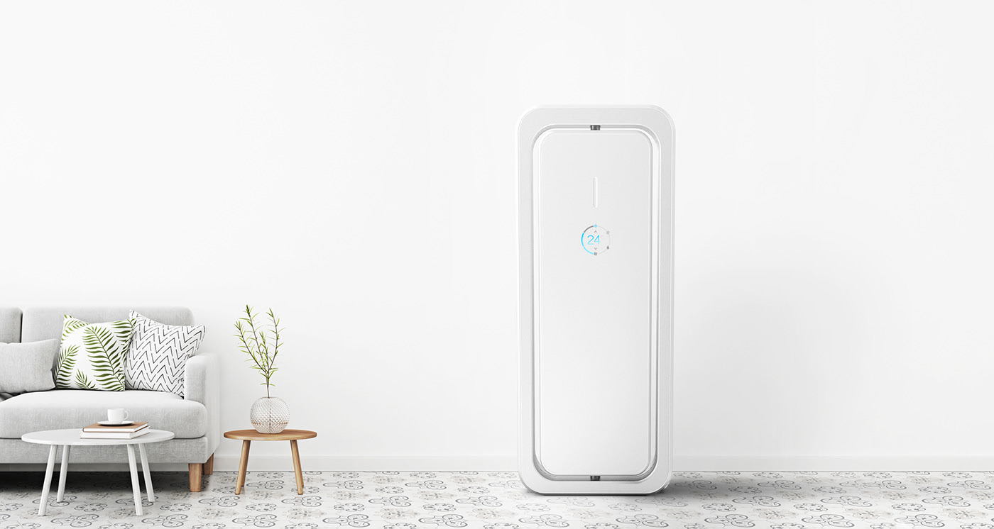 air conditioner，intelligence，small-scale，Hand drawn，