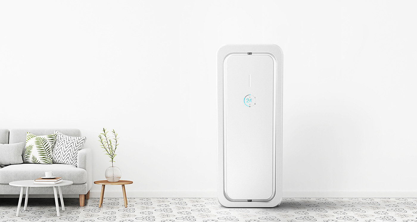 air conditioner，intelligence，small-scale，Hand drawn，