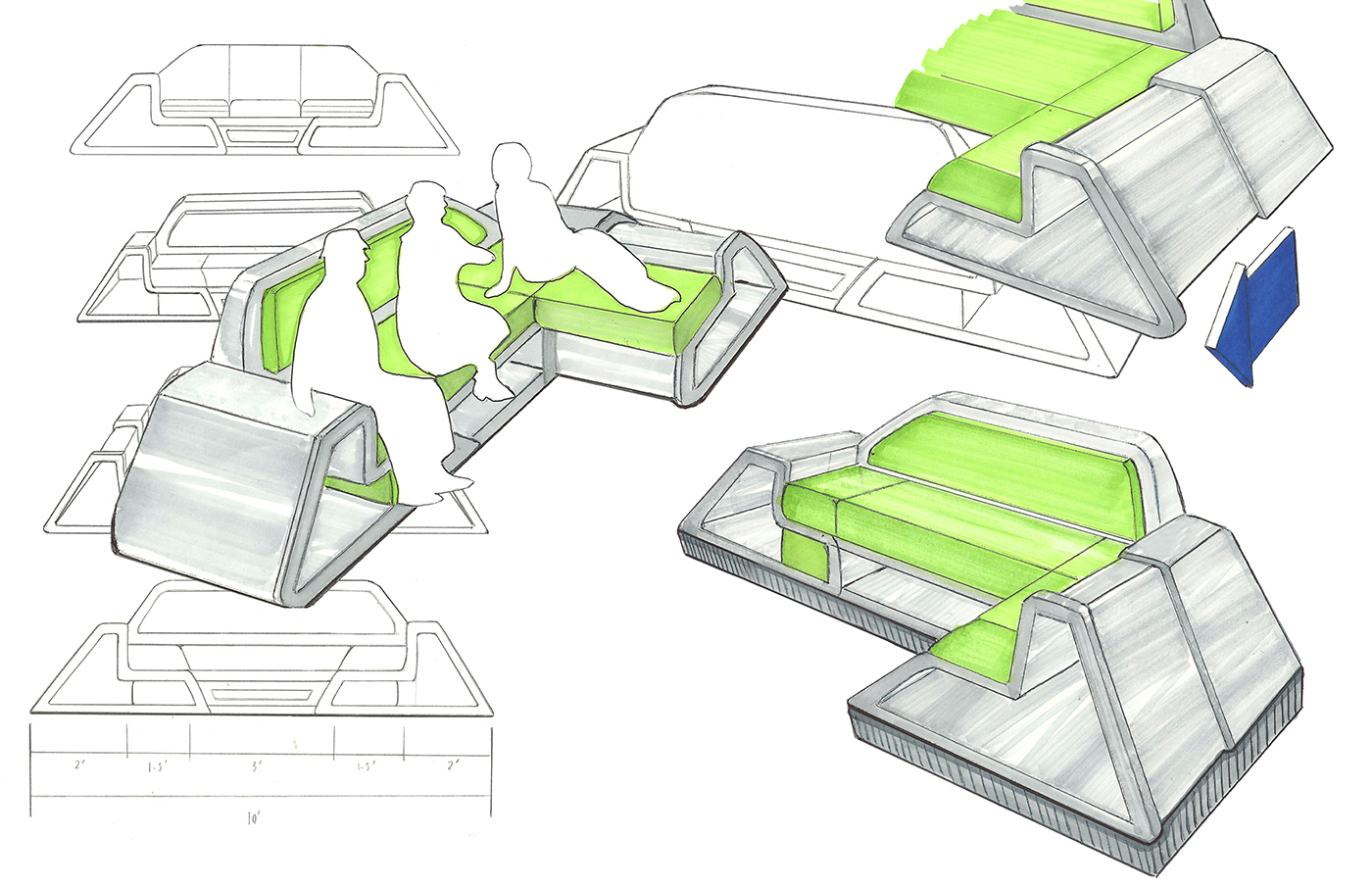 product design，industrial design，sofa，Receive，Home Furnishing，