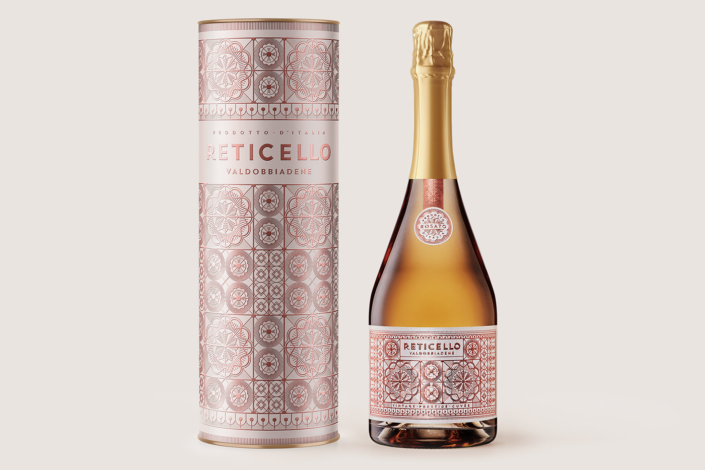 packing，Design，pattern，Reticella，The wine bottle，