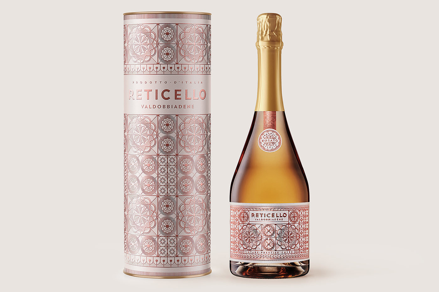 packing，Design，pattern，Reticella，The wine bottle，
