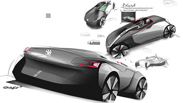 Design，SKODA，fashion，Model，