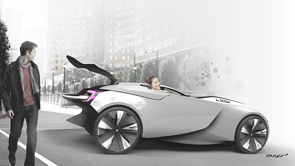 Design，SKODA，fashion，Model，