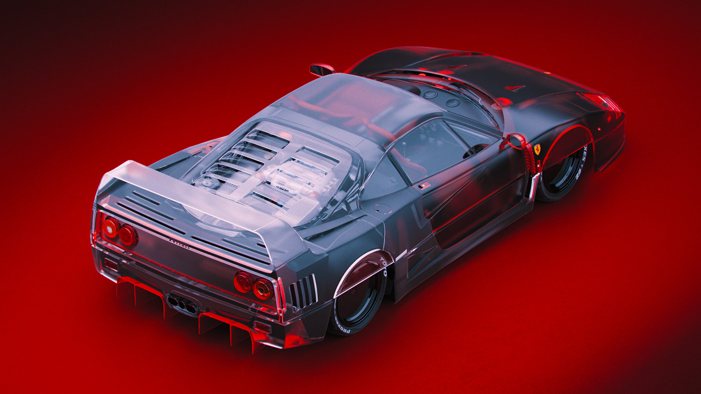 Render，classic，innovate，cgi，Ferrari，racing，