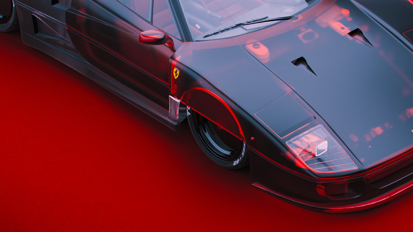 Render，classic，innovate，cgi，Ferrari，racing，