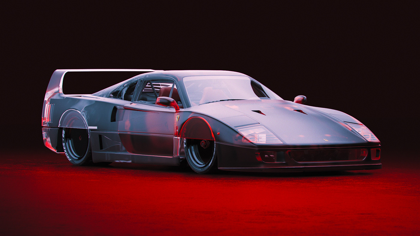 Render，classic，innovate，cgi，Ferrari，racing，