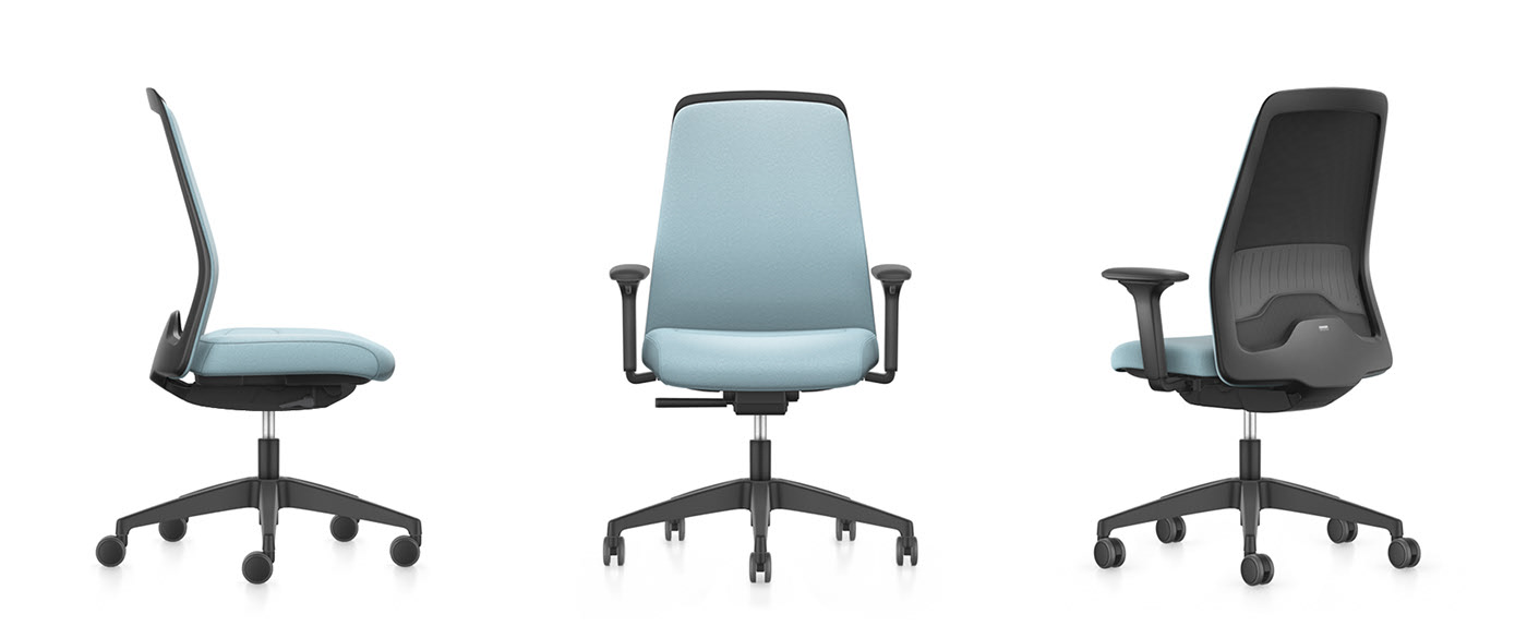 Office chair，comfortable，backrest，Hand drawn，