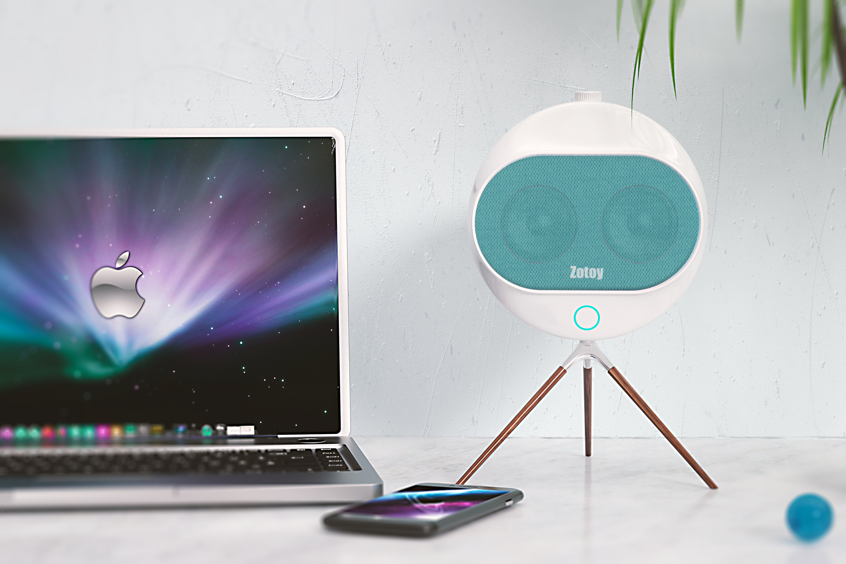 desktop，loudspeaker box，Bluetooth，intelligence，